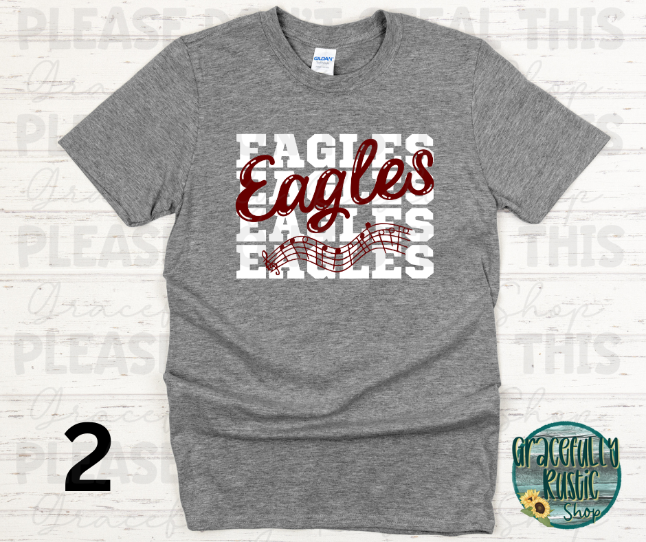 Joplin Eagles Stacked Music