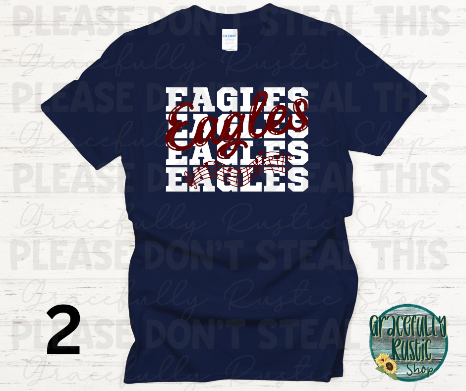 Joplin Eagles Stacked Music
