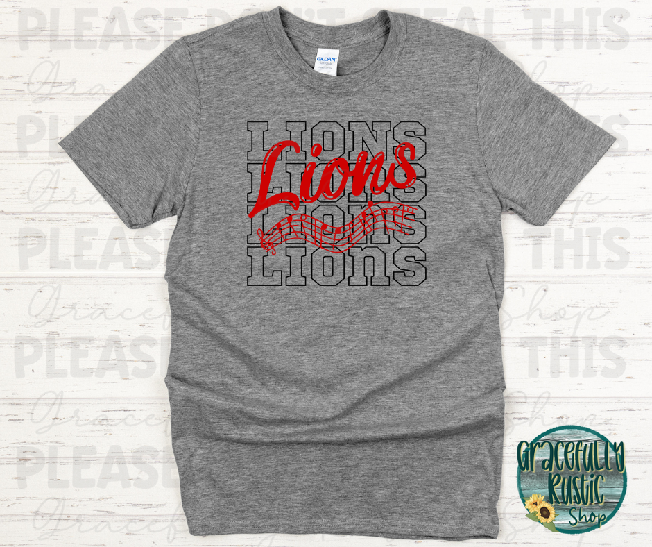 Baxter Lions Stacked Music