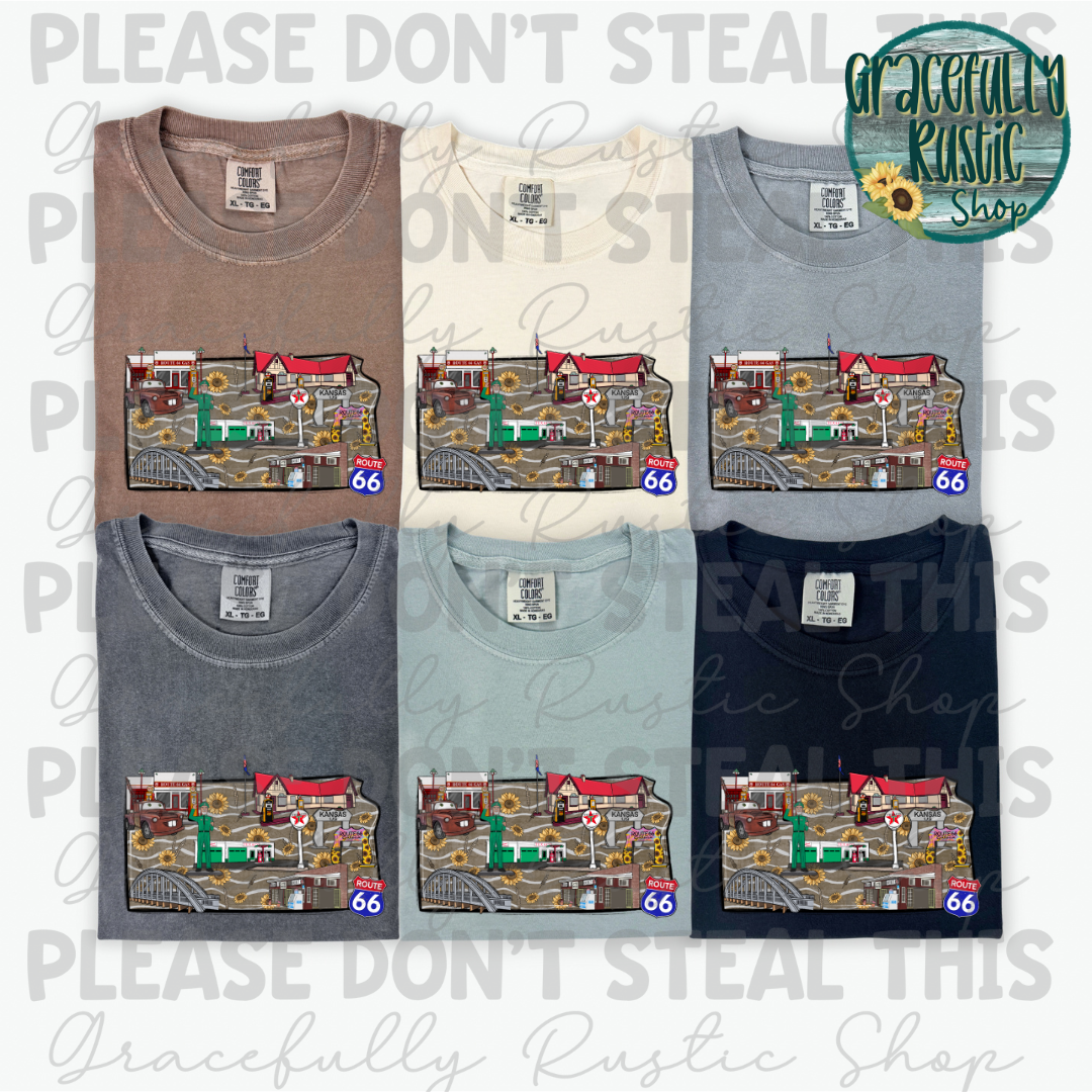 Kansas Route 66 | Gracefully Rustic Shop Exclusive