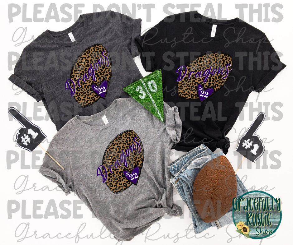 Dragon Cheetah Football Number