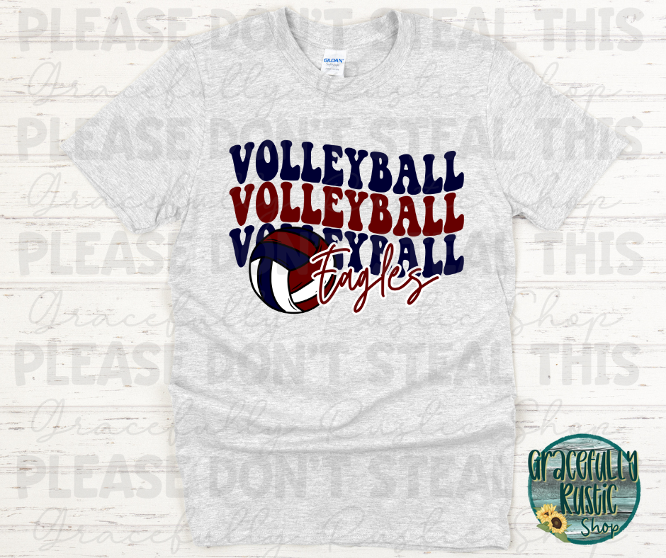 Joplin Eagles Stacked Volleyball
