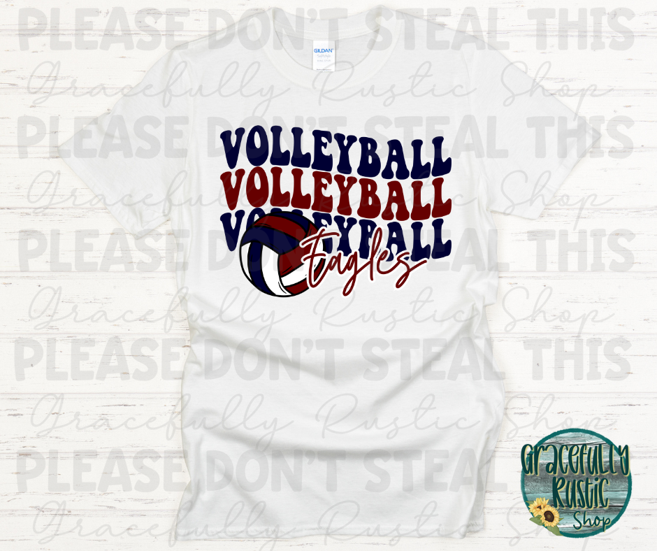 Joplin Eagles Stacked Volleyball