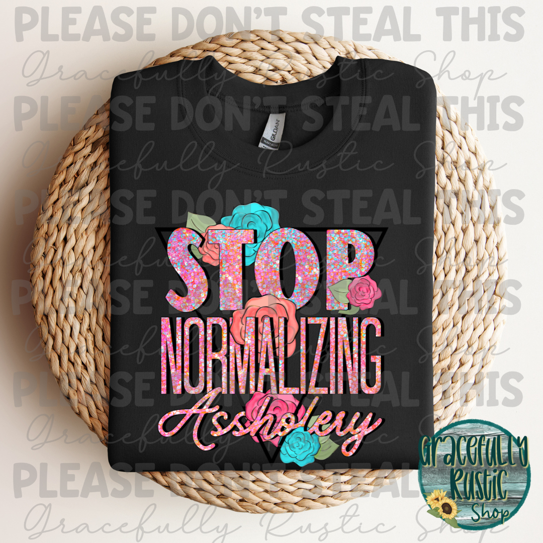 Stop Normalizing
