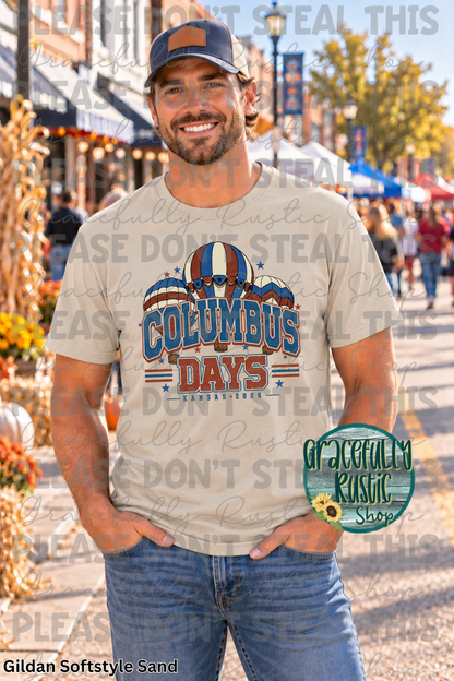Columbus Days 2026 Varsity RWB | Gracefully Rustic Shop Exclusive