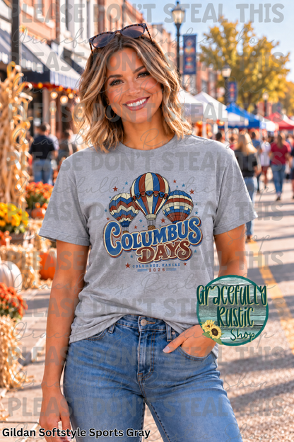 Columbus Days 2026 Retro | Gracefully Rustic Shop Exclusive