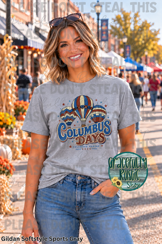Columbus Days 2026 Retro | Gracefully Rustic Shop Exclusive