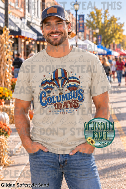 Columbus Days 2026 Retro | Gracefully Rustic Shop Exclusive