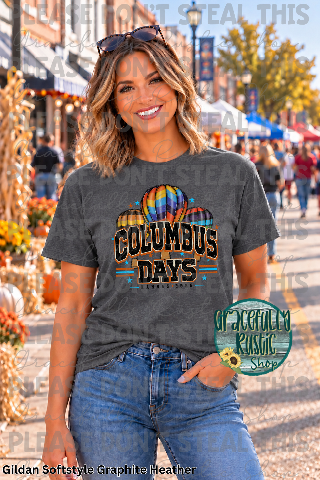 Columbus Days 2026 Varsity Colorful | Gracefully Rustic Shop Exclusive