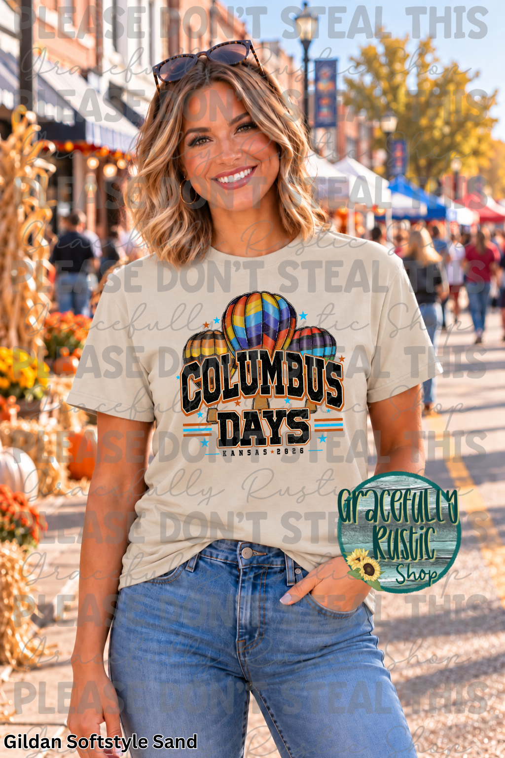 Columbus Days 2026 Varsity Colorful | Gracefully Rustic Shop Exclusive