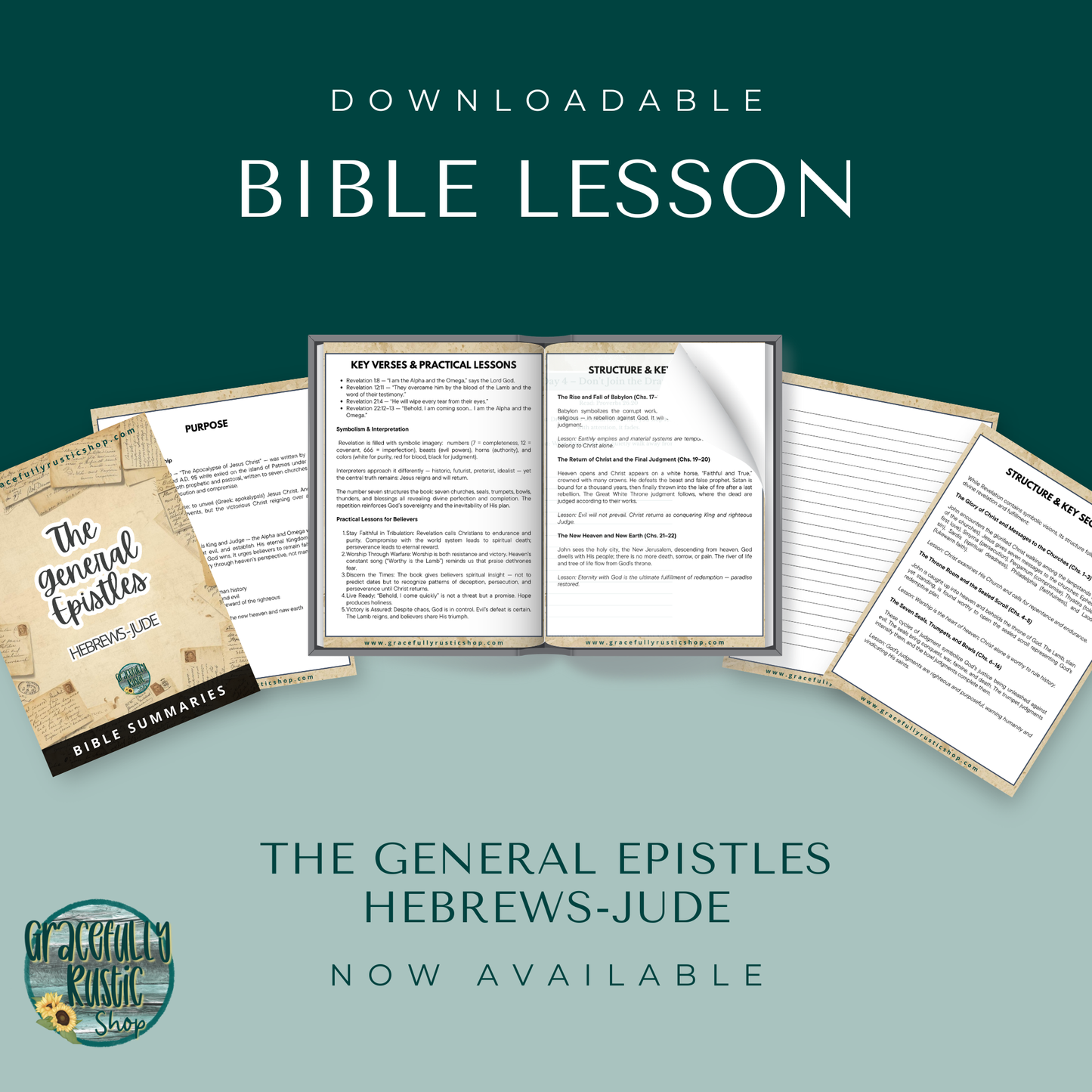 The General Epistles - Summaries  - Faith Rescource