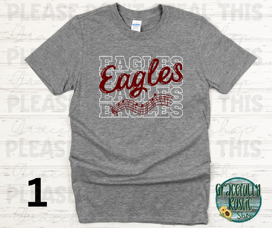 Joplin Eagles Stacked Music