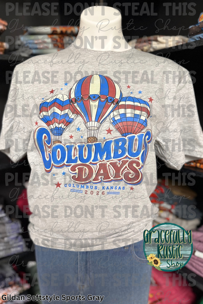 Columbus Days 2026 Retro | Gracefully Rustic Shop Exclusive