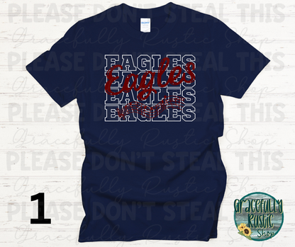Joplin Eagles Stacked Music