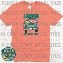 Load image into Gallery viewer, Loaded Up with Tea - Teal Truck
