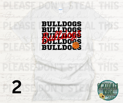 Carl Junction Bulldogs Stacked Basketball