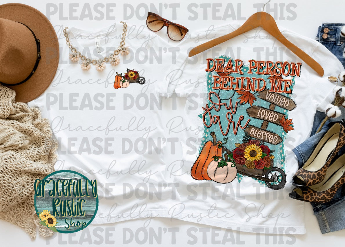 Dear Person Behind Me - Fall