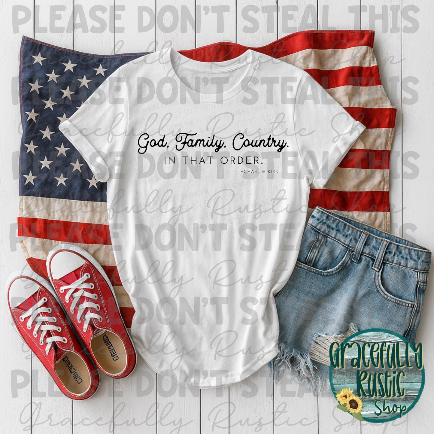 God. Family. Country.