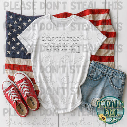 If You Believe in Something