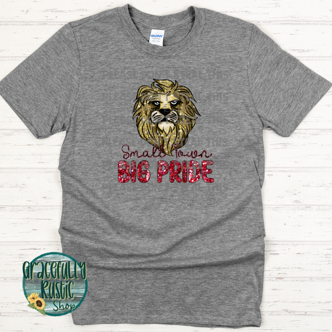 Custom Mascot Small Town Big Pride