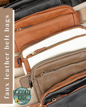 Load image into Gallery viewer, Faux Leather Belt Bag
