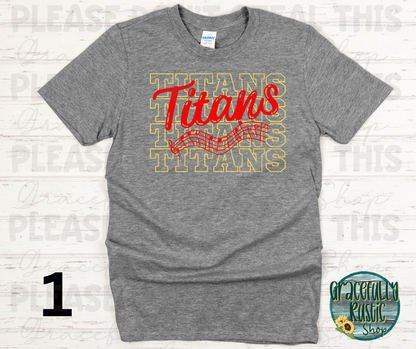 Columbus Titans Stacked Music