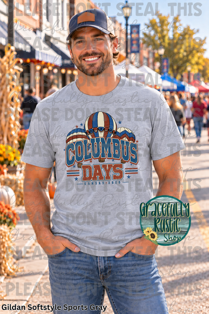 Columbus Days 2026 Varsity RWB | Gracefully Rustic Shop Exclusive