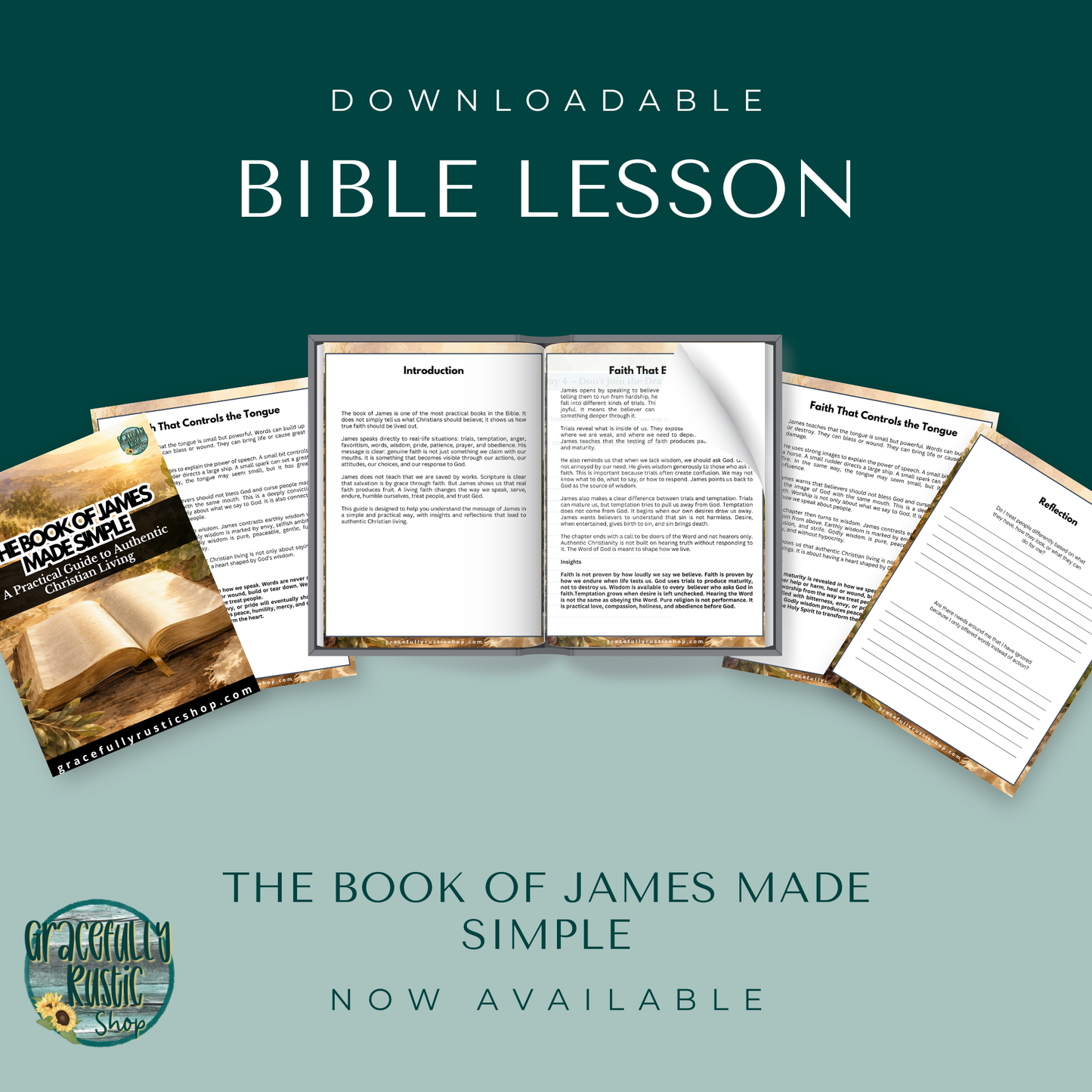 The Book of James Made Simple: A Practical Guide to Authentic Christian Living | Bible Study