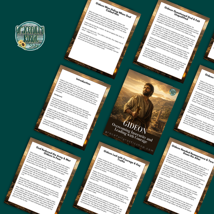 Gideon: Overcoming Insecurity and Leading with Courage | Bible Study