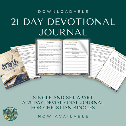 Single & Set Apart: A 21-Day Devotional Journal for Christian Singles | Devotional