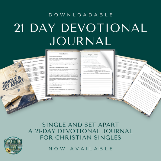 Single & Set Apart: A 21-Day Devotional Journal for Christian Singles | Devotional