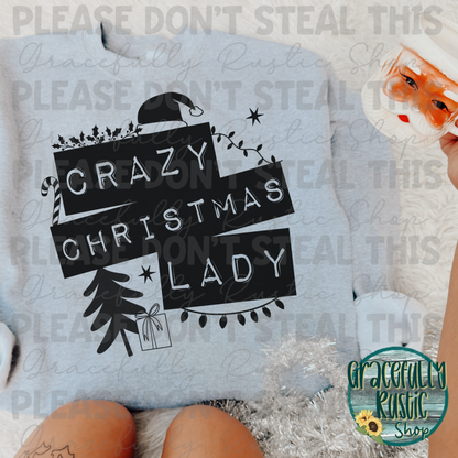 Crazy Christmas Lady