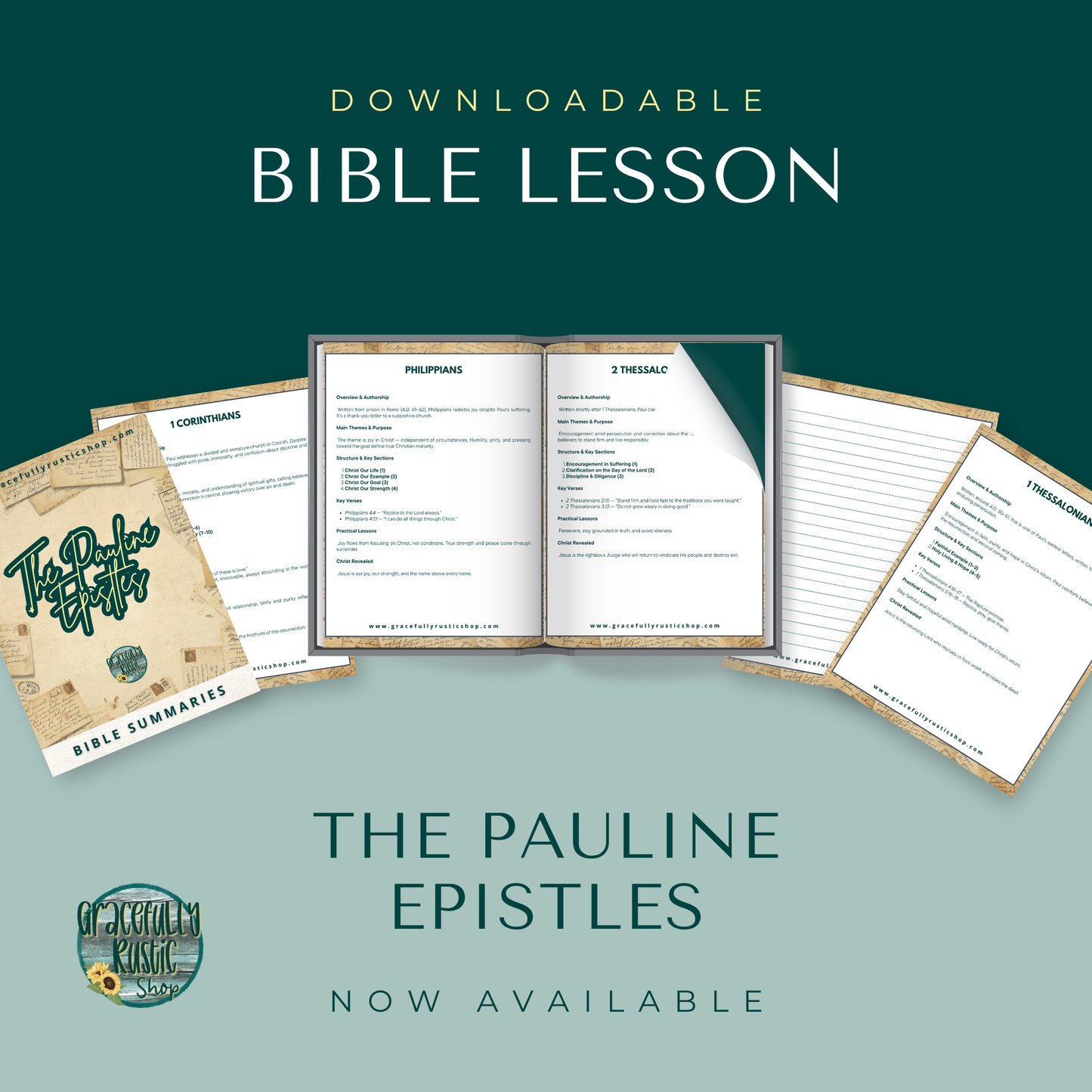 The Pauline Epistles - Summaries  - Faith Rescource