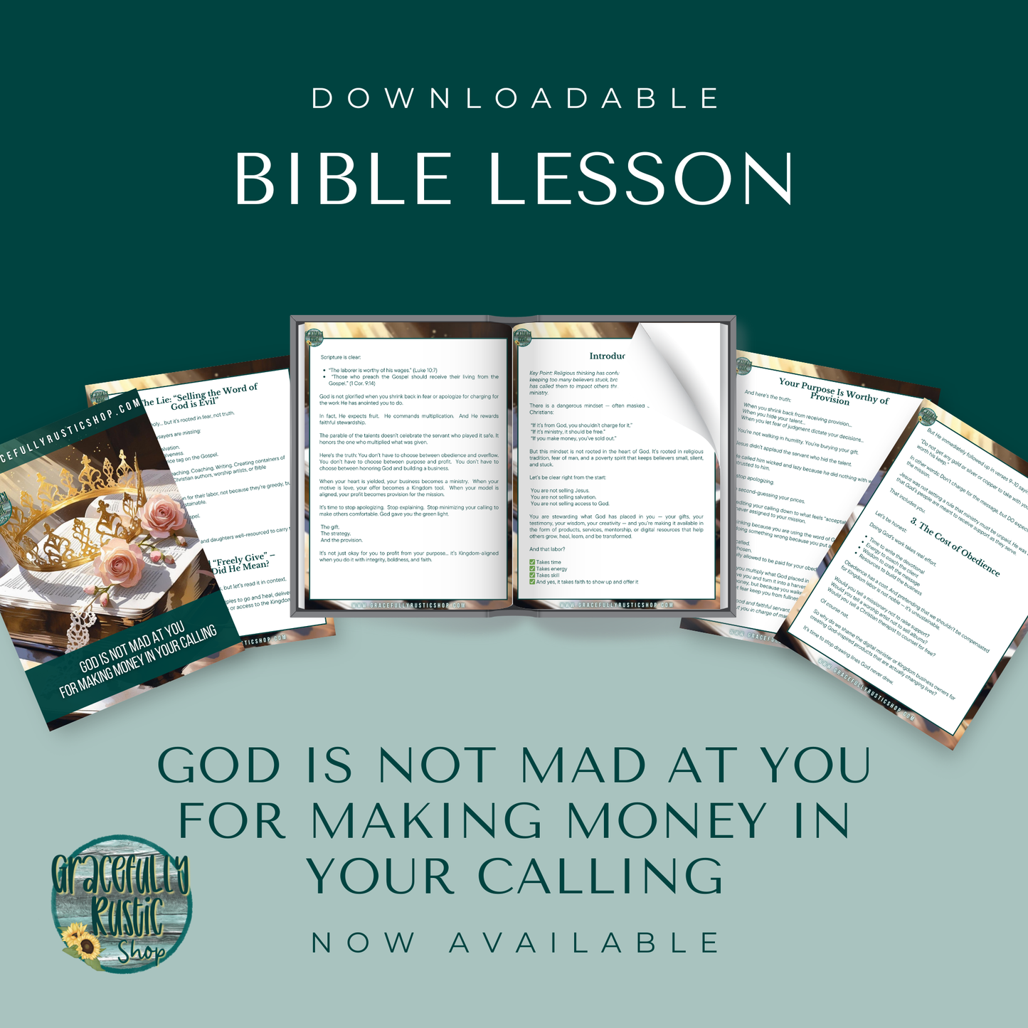 God is Not Mad at You for Making Money in Your Calling | Bible Study