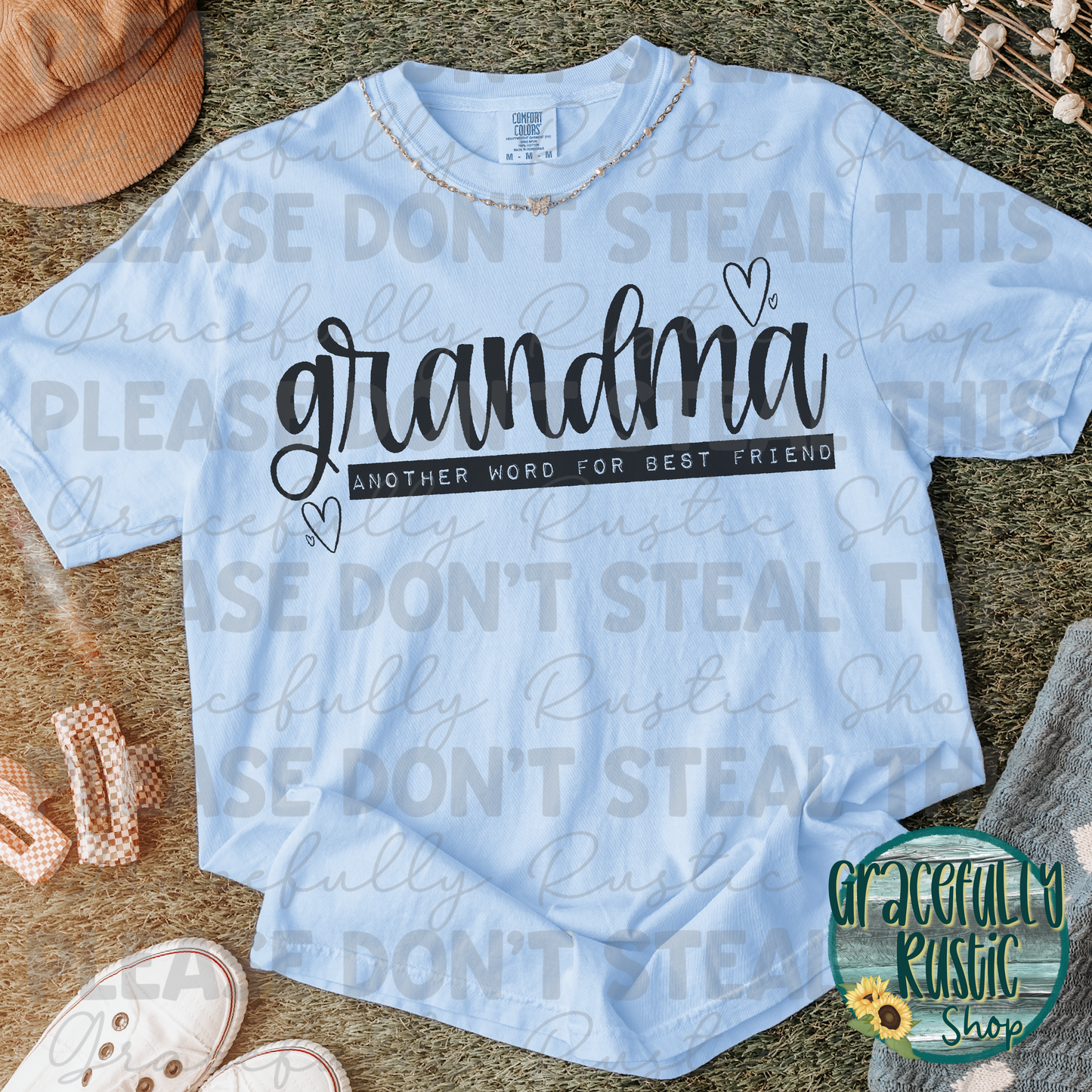 Grandma Best Friend | Black Font