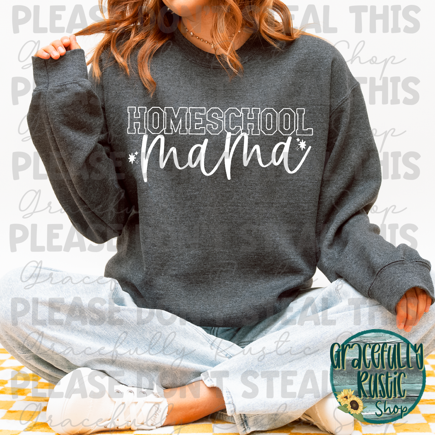 Homeschool Mama | White Font