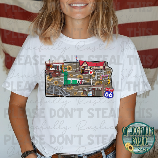Kansas Route 66 | Gracefully Rustic Shop Exclusive