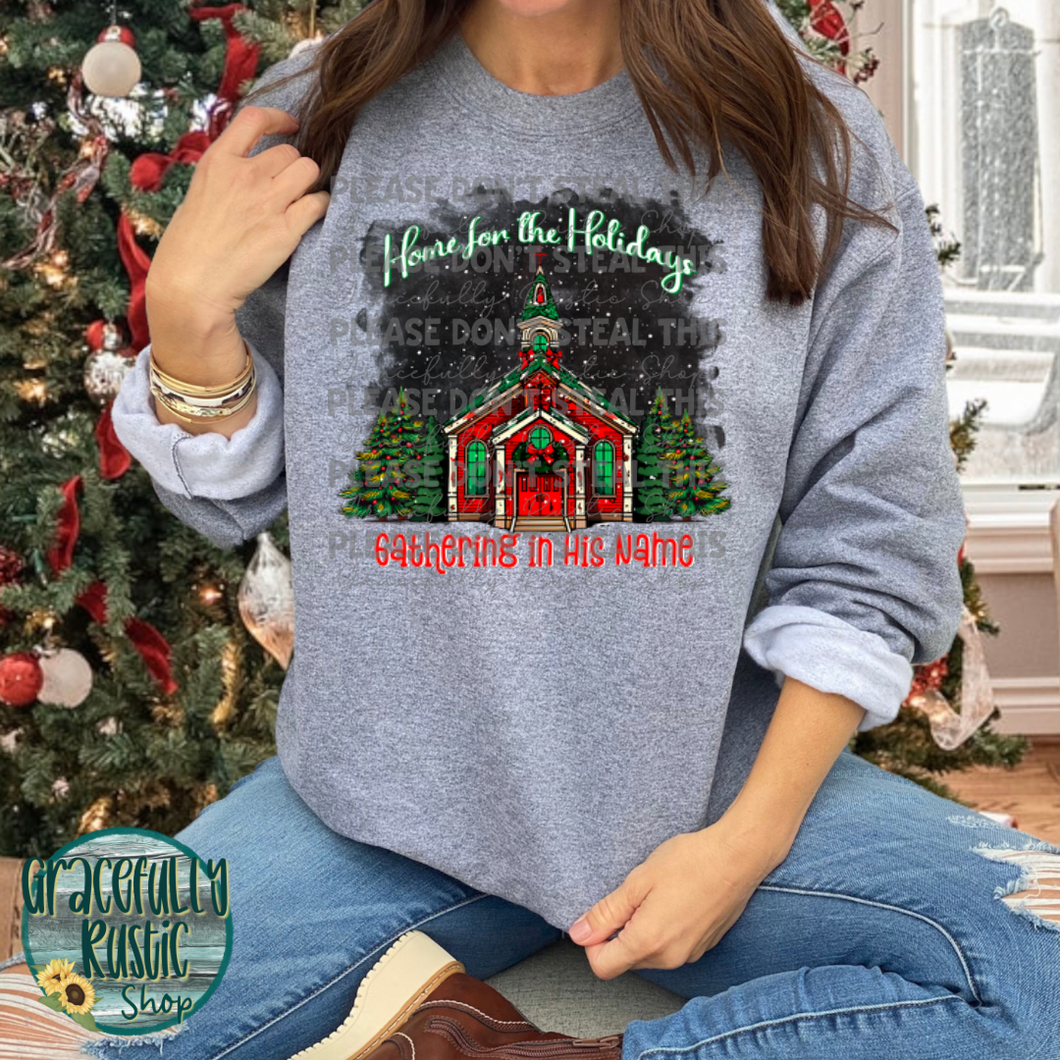 Home for the Holidays Gathering in His Name | Gracefully Rustic Shop Exclusive