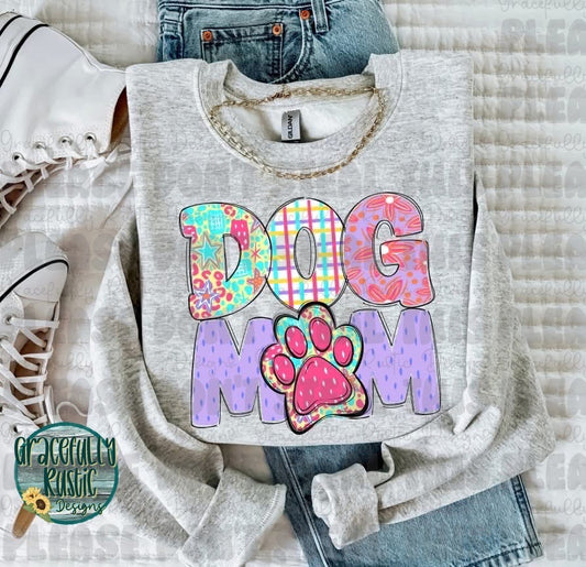 Colorful Dog Mom