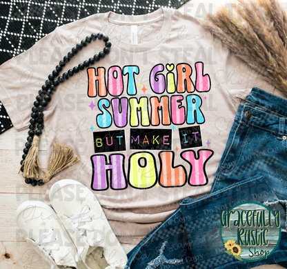 Hot girl summer but make it Holy