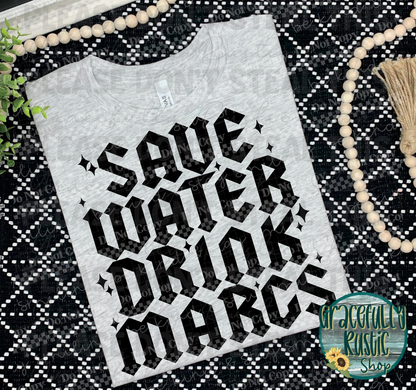 Save water drink marcs