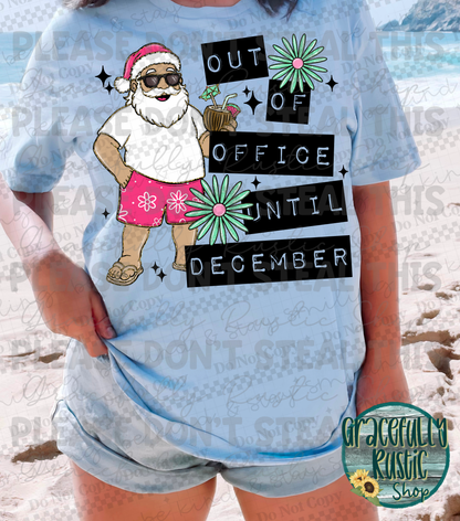 Out of office until december