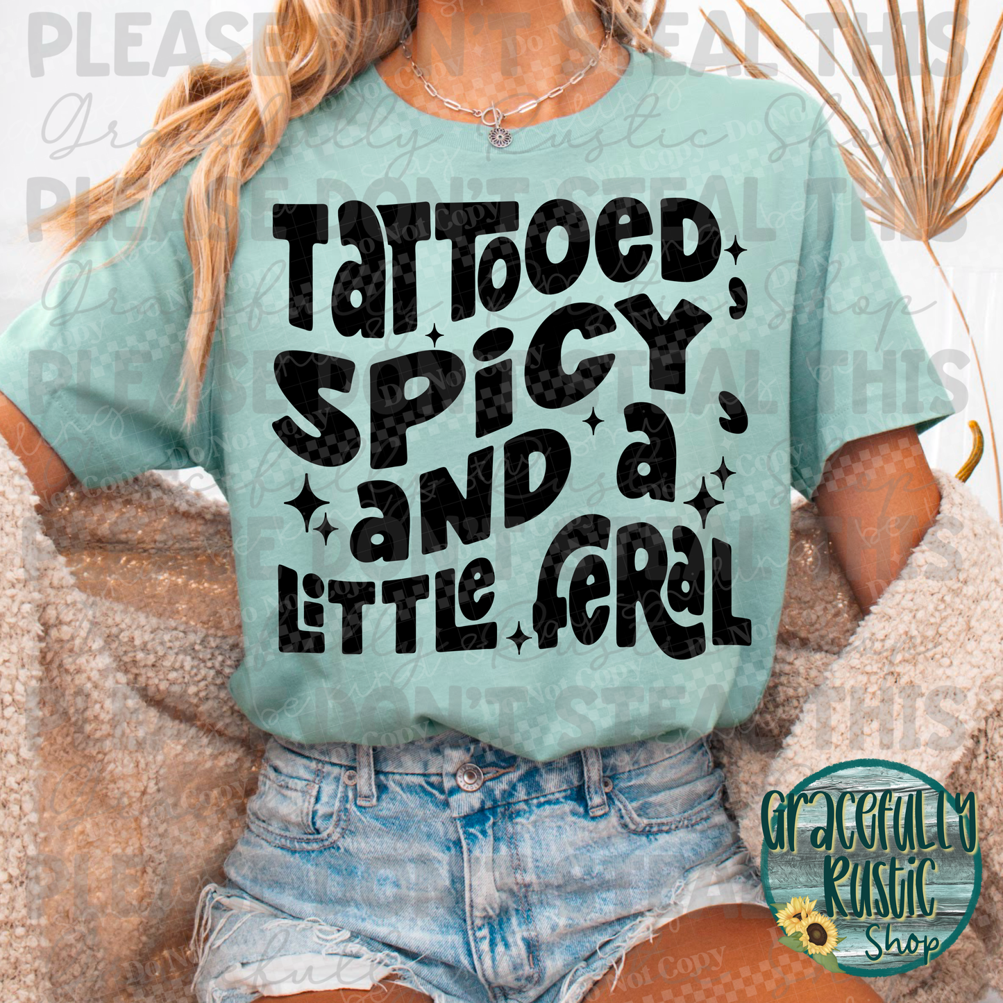 Tattoed spicy and a little feral