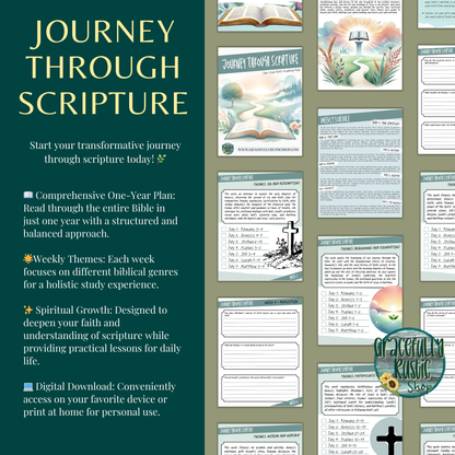 Journey Through Scripture | One-Year Bible Reading Plan
