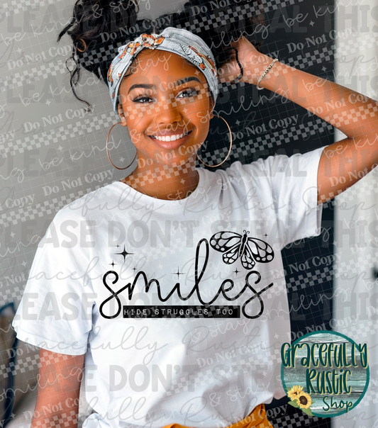 Smiles hide struggles too