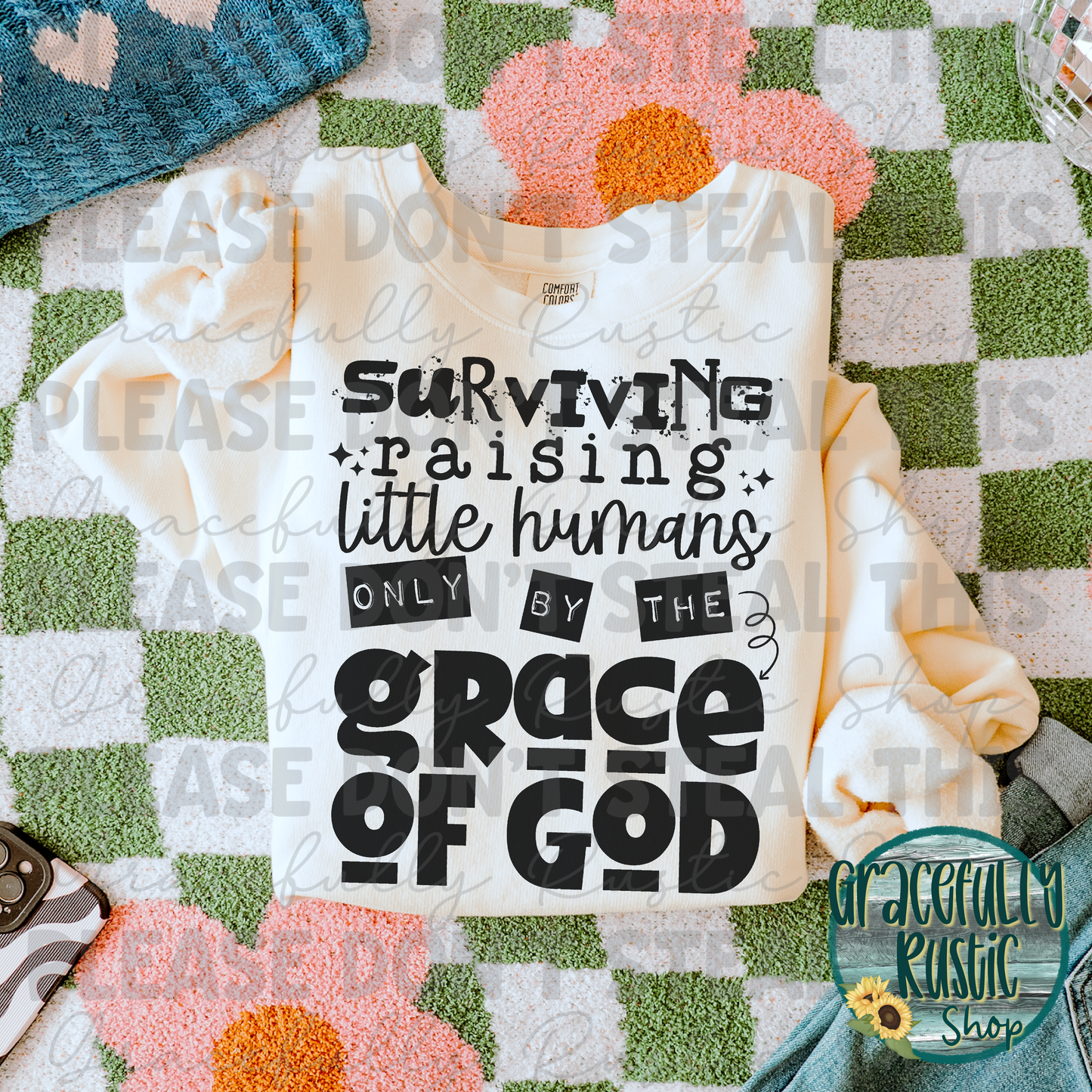 Surviving Little Humans | Black Font