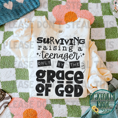 Surviving Teenager | Black Font