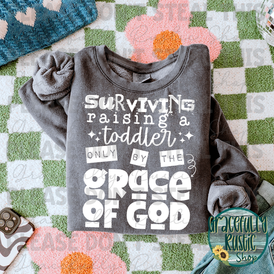 Surviving Toddler | White Font