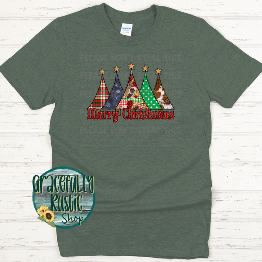 Western Merry Christmas Trees | Gracefully Rustic Shop Exclusive