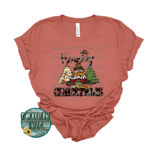 RTS Howdy Christmas Tee